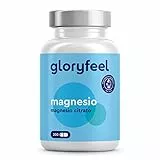 Magnesio Completo Capsule, INTEGRATORE MAGNESIO CITRATO, 200 Capsule Vegan (3 Mesi), contro Stanchezza e Affaticamento del Caldo, 250mg per Capsula, Senza Agenti Antiagglomeranti,