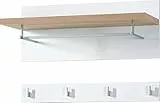 GERMANIA DIE MÖBELMACHER 3193-178 Pannello Guardaroba, Truciolato, Bianco, 30 x 76 x 35 cm