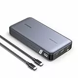 UGREEN 100W Power Bank 145W Max 25000mAh Caricatore Portatile Batteria Portatile con 3 Porte USB C con Display Digitale Compatibile con MacBook Pro/Air, iPhone 15 Plus Pro Max, Galaxy S23 Ultra, Dell