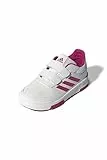 adidas Tensaur Hook And Loop, Shoes-Low (Non Football) Unisex-Bimbi 0-24, Bianco (Ftwr White/Team Real Magenta/Core Black), 20 EU