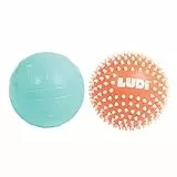 LUDI - Set di 2 palline morbide sensoriali per il risveglio del bambino - da 6 mesi
