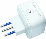 Homcloud Spina Intelligente Wi-Fi Italiana 10A, Presa Smart wifi, Timer e Controllo da APP, Compatibile con Amazon Alexa e Google Assistant