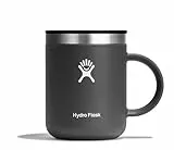 HYDRO FLASK - Tazza per caffè da viaggio da 354 ml - Tazza da viaggio in acciaio inossidabile con isolamento sottovuoto, con manico e coperchio a pressione - Senza BPA - Stone