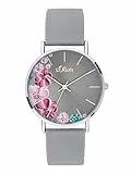 s.Oliver Orologio Analogico Quarzo Donna con Cinturino in Silicone SO-3707-PQ