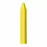 Jovi - Pastelli Rotondi, Confezione da 12 unità, Colore Giallo, Tratto liscio e omogeneo, Resistenti e ad alte prestazioni, Senza Glutine (98001)