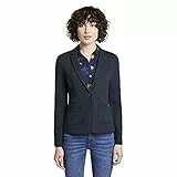 TOM TAILOR Le signore Blazer strutturato 1017124, 10668 - Sky Captain Blue, XL