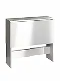 Temahome Trick A1 Tavolo Pieghevole, Legno, Bianco (White), 73.4 X 28 X 76 Cm