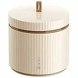 TOKIT Cuociriso Multicooker 1,5L Rice Cooker Mini, Idee Regalo Donna Uomo Casa Coppia Matrimonio Risottiera Elettrica per 1-3 Persone Cuociriso da Interno Antiaderente Rivestito in Ceramica (Bianco)