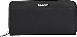 Calvin Klein Must LG Z/a Portafoglio W/Slip, Donna, CK Nero