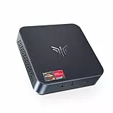 NiPoGi AMD Ryzen 7 3750H Mini PC, 16GB RAM 512GB SSD Micro Desktop Computer,Grafica Radeon RX Vega 10,DP 4K UHD Supporto Doppio Schermo Mini Computer Per Ufficio, Editing Video, Light Gaming