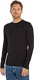Tommy Jeans Maglietta Maniche Lunghe Uomo TJM Original Maniche Lunghe, Nero (Tommy Black), L