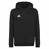 adidas ENT22 Hoody Y, Felpa con Cappuccio Unisex-Bambini e Ragazzi, Black, 1112