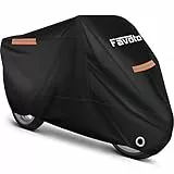 Favoto Telo Coprimoto Resistente a Acqua, Polvere, Pioggia, Vento, Escrementi di Uccelli, Copertura Antifurto per Moto Motorino Motocicletta Scooter - 245 * 105 * 125cm (XXL)