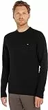 Tommy Hilfiger PIMA ORG CTN CASHMERE CREW NECK, Uomo, Black, XL
