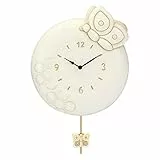 THUN - Orologio a Pendolo - Living, Arredare la casa - Idea Regalo - Linea Elegance - Ceramica, Meccanismo in Plastica - 30,2x6,17x26 cm h