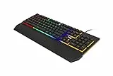 AOC GK200 Tastiera gaming - tastiera PC con layout francese, 25 tasti anti-ghosting, 25 N-key rollover e cavo da 1,8 m