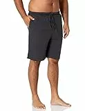 Amazon Essentials Pantaloncini da Pigiama in Maglia da 22 cm (Disponibili nelle Taglie Big & Tall) Uomo, Carbone, M