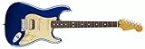 Fender American Ultra Stratocaster HSS Chitarra elettrica (Cobra Blue, Palissandro Tastiera)