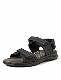 Clarks Hapsford Creek, Sandali da Pescatore Uomo, Pelle Nera Tumbled, 43 EU