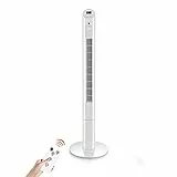 Aria Condizionata Aria Condizionata Oscillante  Fan delle Torri Ventilatore Senza Lama Silenzioso Verticale  Ventilatore da Pavimento  con Telecomando E 3 velocità