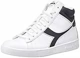 Diadora Torneo High, Scarpe da ginnastica Unisex - Adulto, Bianco Blu Profondo, 42 EU
