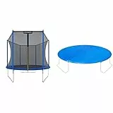 Ultrasport Trampolino da giardino Uni-Jump, trampolino per bambini & Telone di Protezione Comfort, Copertura Resistente alle intemperie, Adatto a trampolini del Diametro Unisex-Bambini