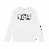 Levi's Lvb 3torba fotoreale LS Tee 9ej281 Tshirt, Bianco Brillante, 12 Anni Bambini e Ragazzi