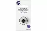 Wilton, 0265422, Cornetto blisterato Grande per decorazioni con la sac à poche, Punta Fiore N. 2D, Acciaio