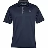 Under Armour Tech, Polo Uomo, Blu (Midnight Navy / Graphite / Graphite) , M