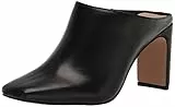The Drop, Avena, Mules da Donna, a Punta Quadrata con Tacco a Blocco, Nero, 38.5