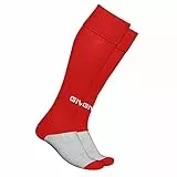 GIVOVA CALZA CALCIO ROSSO Tg. BOY