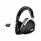 ASUS ROG Delta S Wireless, Cuffia Gaming, Connessione 2.4GHz e Bluetooth, Microfoni AI Beamforming con Cancellazione del Rumore, Driver Essence da 50mm, Per PC|Mac|PS5|Nintendo Switch, Nero