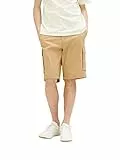 TOM TAILOR Denim 1037120 Bermuda Shorts, 31041-Brown Rice, XXL Uomo