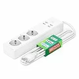 Meross Ciabatta Italiana Smart Alexa Multipresa WiFi Intelligente con 3 Prese AC 4 Porte USB, Protezione da Sovraccarico Compatibile con Meross App, Smartthings e Google Assistant