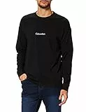 Calvin Klein Felpa Uomo senza Cappuccio, Nero (Black), L