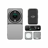 DJI Action 2 Power Combo & Custodia Magnetica Protettiva + DJI Mic (1 TX + 1 RX), Action Cam con Modulo di Alimentazione, FOV di 155°, Supporti Magnetici, Tecnologia di Stabilizzazione