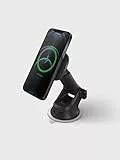 UNIQ MAGNEO AIR MAGNETICO CARICABATTERIA WIRELESS + SUPPORTO DA AUTO DASH & VENT - GUNMETAL GRIGIO