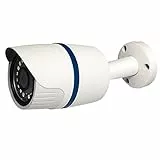 WiTi cablata Telecamera Bullet Grandangolare con Obiettivo 2.8mm, Telecamera AHD 3000TVL 1080P, CCTV di Sorveglianza di Sicurezza BNC, Trasmissione Coassiale IP66 Impermeabile all'aperto e al Coperto