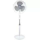 ARDES - AR5BR40PB Ventilatore a Piantana Silenzioso 3 Pale BRISA 40PB - Ventilatore Ardes Piantana Oscillante e Inclinabile con Pannello Manuale - Ventilatore a Stelo 3 Velocità e Altezza Regolabile