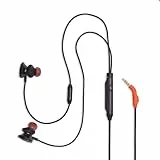 JBL Quantum 50 Auricolari Gaming In Ear con Cavo, Headset Cuffie da gioco con Microfono su Cavo, compatibilità Multipiattaforma PC e Console, Nero