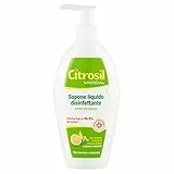 CITROSIL - Sapone Liquido Disinfettante per Mani, Igienizzante Gusto Limone e Timo, per Mani Morbide e Profumate con Proprietà Antibatteriche - Flacone da 250 ml