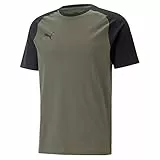 PUMA Maglietta Teamcup Casuals, Tee Uomo, Verde Muschio, M
