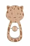 Bébé Confort 3602202700 Baby sonaglio in legno FSC, Leopard, Safari