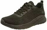 Skechers Bobs Squad Chaos Face off, Scarpe da Ginnastica Donna, Nero (Black Engineered Knit/Trim), 39 EU