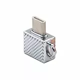Generic Convertitore Adattatore Caricatore Portatile Ricarica Precisa Pratico Semplice Argento