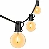 Catena Luminosa Esterno, 40M/131FT G40 LED Luci da Esterno con 70+5 Lampadine di Ricambio 2700K Catena Luminosa Giardino Decorazione per Esterni Interni Casa Caffè Giardino Festa Matrimonio