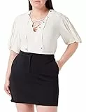 Pinko Gratificante Gonna Punto Stoff, Z99_Nero Limousine, 38 Donna