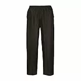 Portwest Pantaloni Impermeabili Classic, Colore: Nero, Taglia: M, S441BKRM