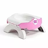 OKBABY Roady Vasino e Riduttore WC Pieghevole per Bambini per Uso Quotidiano e Viaggio, Fucsia