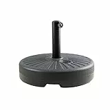MaxxGarden Piede per ombrellone - plastica - può Essere Riempito Fino a 22 kg